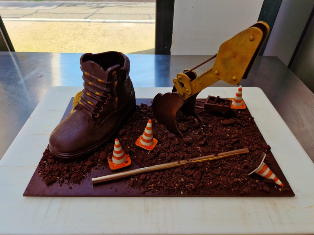 Composition BTP en chocolat