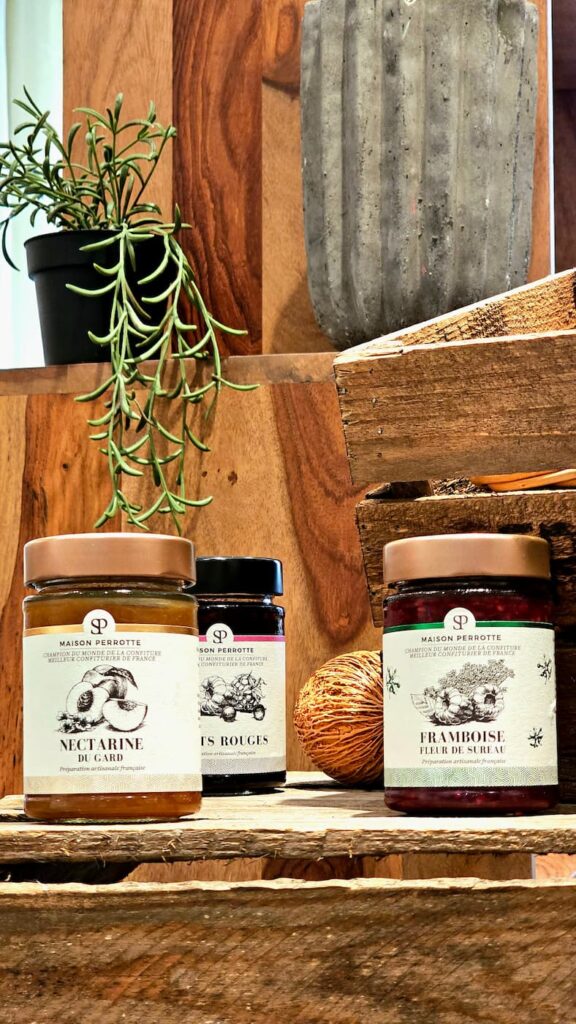 3 pots de confitures Perrotte