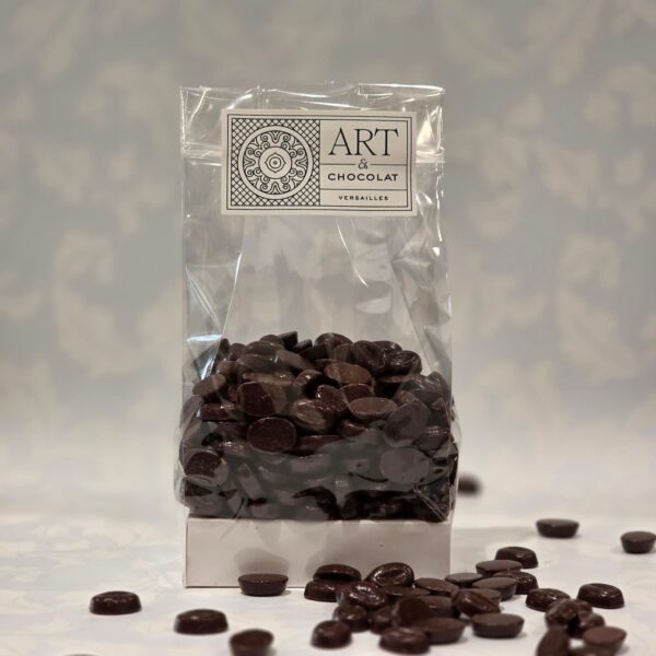 sachet de grain de café en chocolat