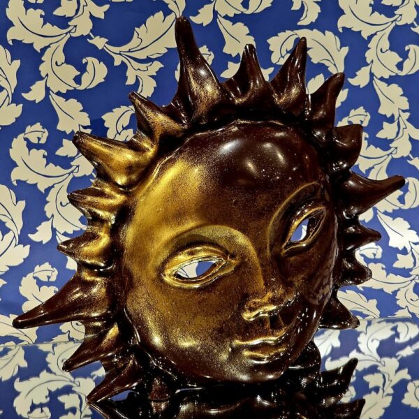 Masque soleil versailles doré