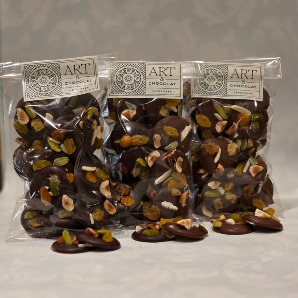 3 Sachets de mendiants chocolat noir et lait