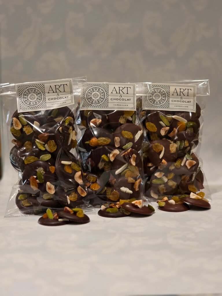 3 Sachets de mendiants chocolat noir et lait