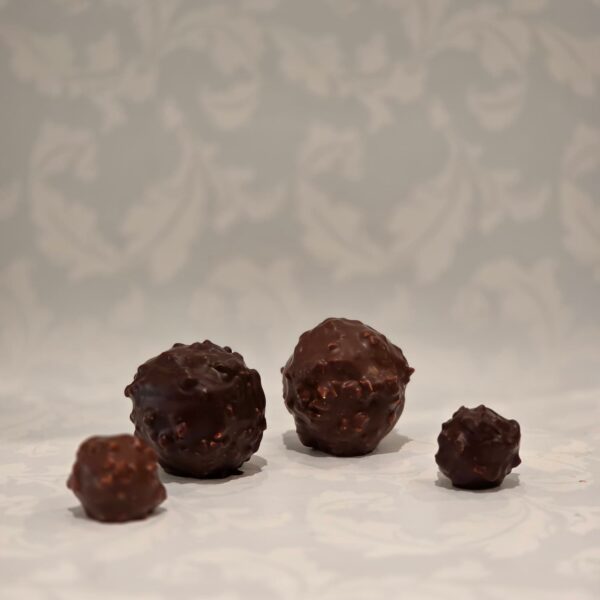 4 rochers pralinés, petits et gros