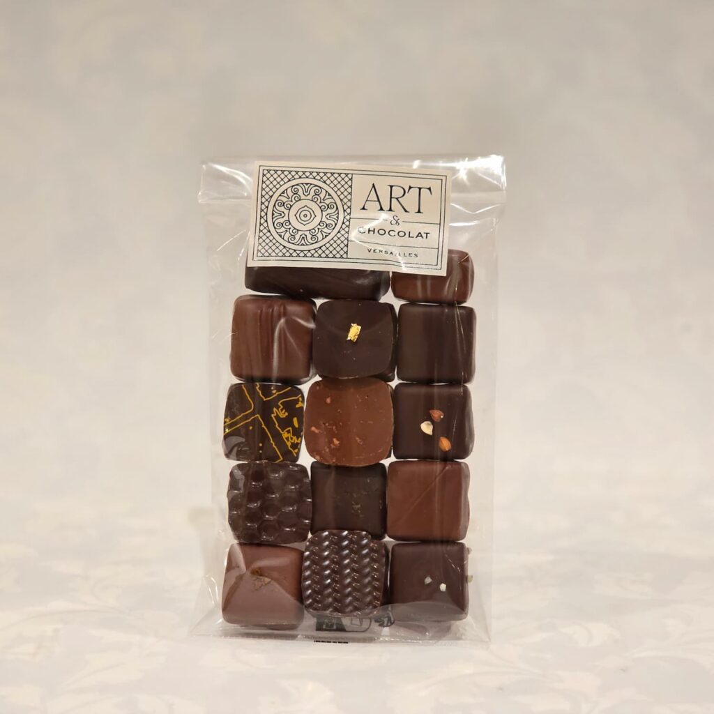 Un sachet dégustation de chocolats fourrés